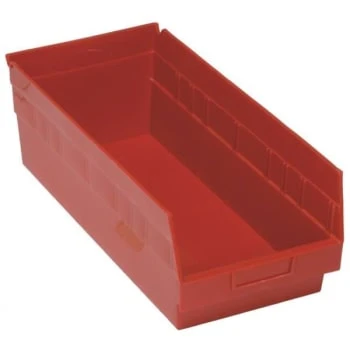 Quantum Storage Systems® Store-More Red Shelf Bin 17-7/8 X 8-3/8 X 6 In Package Of 10 3 Quantum Storage Systems® Store-More Red Shelf Bin 17-7/8 X 8-3/8 X 6 In Package Of 10