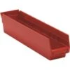 Quantum Storage Systems® Economy 4 In Red Shelf Bin 17-7/8 X 4-1/8 X 4 In Package Of 20 -Home Furnishing Store 159821 w MainProductImage Lg