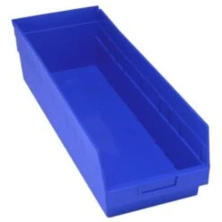 Quantum Storage Systems® Store-More Blue Shelf Bin 23-5/8 X 8-3/8 X 6 In Package Of 6