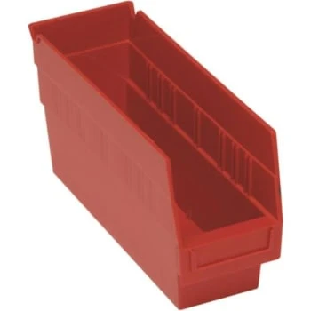 Quantum Storage Systems® Store-More Red Shelf Bin 11-5/8 X 4-1/8 X 6 In Package Of 36 3 Quantum Storage Systems® Store-More Red Shelf Bin 11-5/8 X 4-1/8 X 6 In Package Of 36