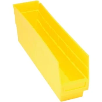 Quantum Storage Systems® Store-More Yellow Shelf Bin 17-7/8 X 4-1/8 X 6 In Package Of 20 3 Quantum Storage Systems® Store-More Yellow Shelf Bin 17-7/8 X 4-1/8 X 6 In Package Of 20