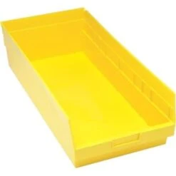 Quantum Storage Systems® Store-More Yellow Shelf Bin 23-5/8 X 11-1/8 X 6 In Package Of 6