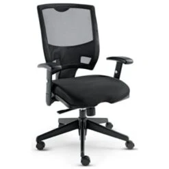 Alera® Epoch Series Multifunction Mesh Mid-Back, Black