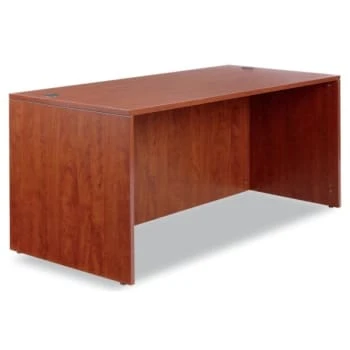 Alera® Valencia Series Straight Front Desk Shell, 65w X 29 1/2d X29 5/8h, Cherry 4 Alera® Valencia Series Straight Front Desk Shell, 65w X 29 1/2d X29 5/8h, Cherry - Image 2