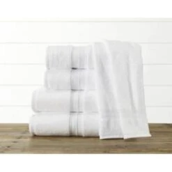 1888 Mills® Sweet South Staple Loops Bath Towel 27x56 Inch,white,case Of 36