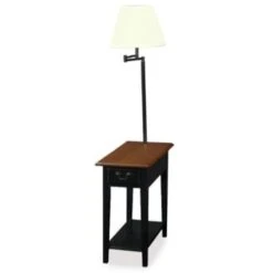 Leick Home Chair Side Lamp Table