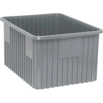 Quantum Storage Systems® Gray Dividable Grid Containers 22-1/2x17-1/2x12 In Package Of 3 3 Quantum Storage Systems® Gray Dividable Grid Containers 22-1/2x17-1/2x12 In Package Of 3