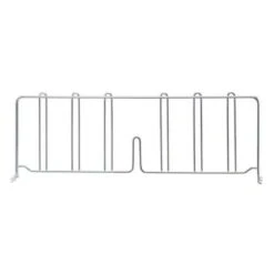 Quantum Storage Systems® Chrome Shelf Divider 24d X 8h Inch