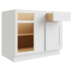 Cnc Cabinetry 33 X 34.5 In. Luxor Left Blind Base Cabinet (White)