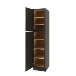 Cnc Cabinetry 18 X 96 In. Country Oak Right Utility Cabinet (Light Honey)