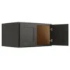 Cnc Cabinetry Luxor Smoky Grey Wall Cabinet 15 Deep 30w X 30h -Home Furnishing Store 191409 w MainProductImage Lg
