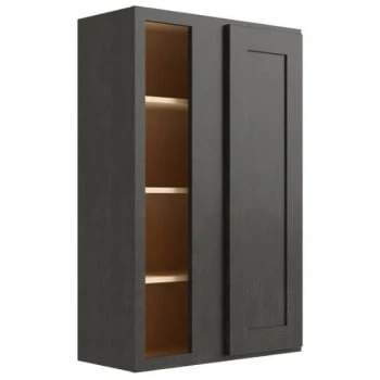 Cnc Cabinetry Luxor Smoky Grey Blind Wall Cabinet 36w X 42h 3 Cnc Cabinetry Luxor Smoky Grey Blind Wall Cabinet 36w X 42h