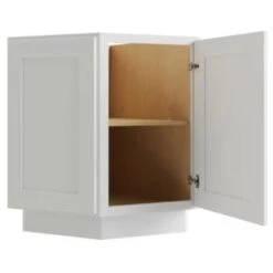 Cnc Cabinetry Luxor White Base End Cabinet 24.875w X 34.5h