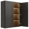 Cnc Cabinetry Luxor Smoky Grey Wall Cabinet 42w X 42h