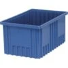 Quantum Storage Systems® Blue Grid Container 16-1/2x10-7/8x8 In Package Of 8 -Home Furnishing Store 194494 w MainProductImage Lg