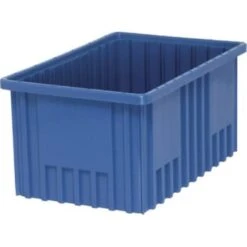 Quantum Storage Systems® Blue Grid Container 16-1/2x10-7/8x8 In Package Of 8