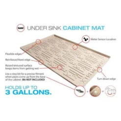 Xtreme Mats™ Under Sink Kitchen Cabinet Mat, 37 X 22 In -Home Furnishing Store 200180 w CompositeImage Lg