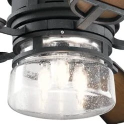 Kichler® Lyndon 52 In. Led Ceiling Fan W/ Light (Black) -Home Furnishing Store 201255 w DetailedProductView3 Lg