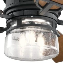 Kichler® Lyndon 52 In. Led Ceiling Fan W/ Light (Black) -Home Furnishing Store 201255 w DetailedProductView4 Lg