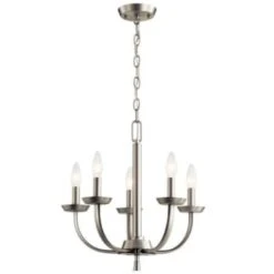 Kichler® 18 In. Kennewick 5-Light Indoor Chandelier (B. Nickel)