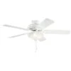 Kichler® Sutter Place 52 In. Ceiling Fan W/ Light (White) -Home Furnishing Store 201654 w MainProductImage Lg