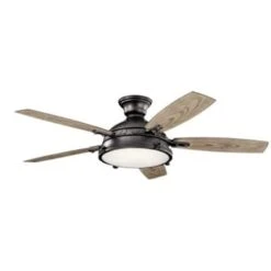 Kichler® Hatteras Bay 52 In. Led Ceiling Fan W/ Light (Brown) -Home Furnishing Store 201682 w DetailedProductView4 Lg