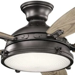 Kichler® Hatteras Bay 52 In. Led Ceiling Fan W/ Light (Brown) -Home Furnishing Store 201682 w DetailedProductView6 Lg
