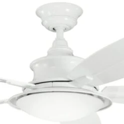 Kichler® Cameron 52 In. Led Ceiling Fan W/ Light (White) -Home Furnishing Store 201786 w DetailedProductView3 Lg