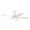 Kichler® Cameron 52 In. Led Ceiling Fan W/ Light (White) -Home Furnishing Store 201786 w MainProductImage Lg