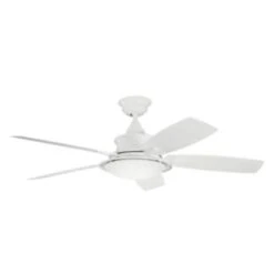 Kichler® Cameron 52 In. Led Ceiling Fan W/ Light (White)