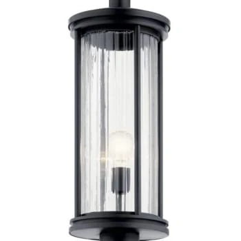 Kichler® Barras Black 1 Light Post Light 4 Kichler® Barras Black 1 Light Post Light - Image 2