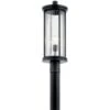 Kichler® Barras Black 1 Light Post Light
