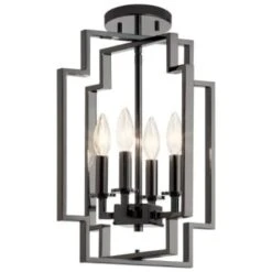 Kichler® Downtown Deco 4-Light Pendant Fixture (Midnight Chrome) -Home Furnishing Store 201834 w DetailedProductView2 Lg