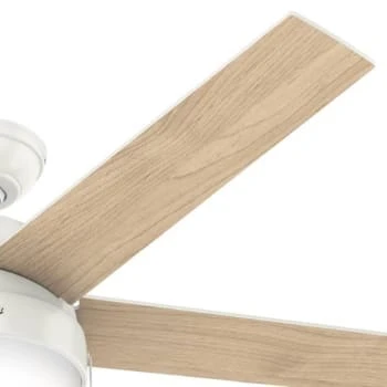 Hunter® Anslee 52 In. Ceiling Fan W/ Light (White) 6 Hunter® Anslee 52 In. Ceiling Fan W/ Light (White) - Image 4