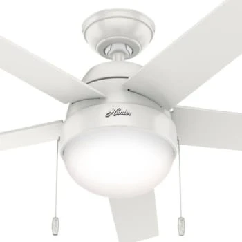 Hunter® Anslee 52 In. Ceiling Fan W/ Light (White) 7 Hunter® Anslee 52 In. Ceiling Fan W/ Light (White) - Image 5