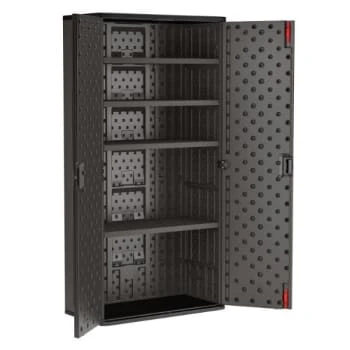 Suncast Commercial Mega Tall 4-Shelf Storage Cabinet 4 Suncast Commercial Mega Tall 4-Shelf Storage Cabinet - Image 2