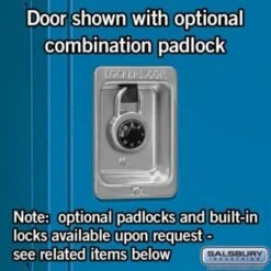 Salsbury Industries 12 Inch Wide Double Tier Metal Locker, 15 Inches Deep, Blue 7 Salsbury Industries 12 Inch Wide Double Tier Metal Locker, 15 Inches Deep, Blue -Home Furnishing Store 202708 w DetailedProductView2 Lg