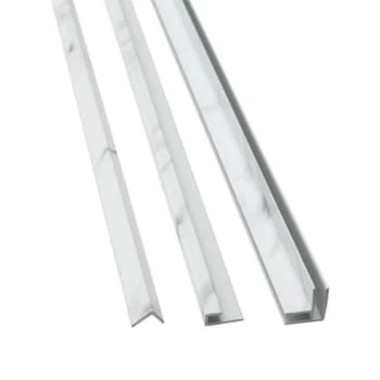 Acp Palisade Carrara Marble Trim Kit, Package Of 6 3 Acp Palisade Carrara Marble Trim Kit, Package Of 6