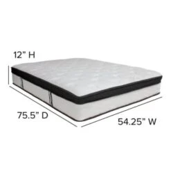 Flash Furniture 12 Inch Memory Foam And Pocket Spring Mattress Full 18 Flash Furniture 12 Inch Memory Foam And Pocket Spring Mattress Full -Home Furnishing Store 203743 w DetailedProductView4 Lg