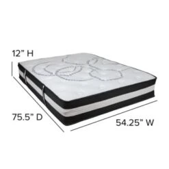 Flash Furniture 12 Inch Hybrid Mattress, Full Mattress In A Box -Home Furnishing Store 203747 w DetailedProductView4 Lg
