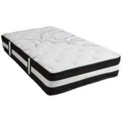 Flash Furniture 12 Inch Hybrid Mattress, Twin Mattress In A Box