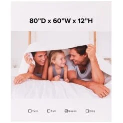 Flash Furniture Queen Hypoallergenic Waterproof Mattress Protector -Home Furnishing Store 203765 w DetailedProductView4 Lg