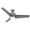Hunter Fan Havoc 54 In. Ceiling Fan W/ Light (Silver) 1 Hunter Fan Havoc 54 In. Ceiling Fan W/ Light (Silver) -Home Furnishing Store 204257 MainProductImage Lg