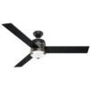 Hunter Fan Bureau 60 In. Ceiling Fan W/ Light (Black) 2 Hunter Fan Bureau 60 In. Ceiling Fan W/ Light (Black) -Home Furnishing Store 204269 MainProductImage Lg
