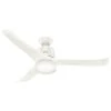 Hunter Fan Symphony Ceiling Fan W/ Light (White) 1 Hunter Fan Symphony Ceiling Fan W/ Light (White) -Home Furnishing Store 204312 MainProductImage Lg