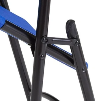 National Public Seating® 600 Series Heavy Duty Folding Chair Blue Case Of 4 8 National Public Seating® 600 Series Heavy Duty Folding Chair Blue Case Of 4 - Image 6