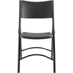 National Public Seating® 600 Series Heavy Duty Folding Chair Black Case Of 4 12 National Public Seating® 600 Series Heavy Duty Folding Chair Black Case Of 4 -Home Furnishing Store 206958 DetailedProductView1 Lg