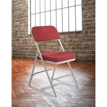 National Public Seating® 3200 Series 2hinge Folding Chair New Burgundy Case Of 2 10 National Public Seating® 3200 Series 2hinge Folding Chair New Burgundy Case Of 2 - Image 8