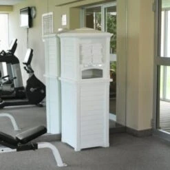 Mayne Lakeland 66 Inch Tall White Towel Storage Unit -Home Furnishing Store 207622 v DetailedProductView1 Lg