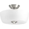 Progress Lighting® P350060-009 Leap Incandescent Semi-Flush Mount Light -Home Furnishing Store 211639 WebOnly Lg